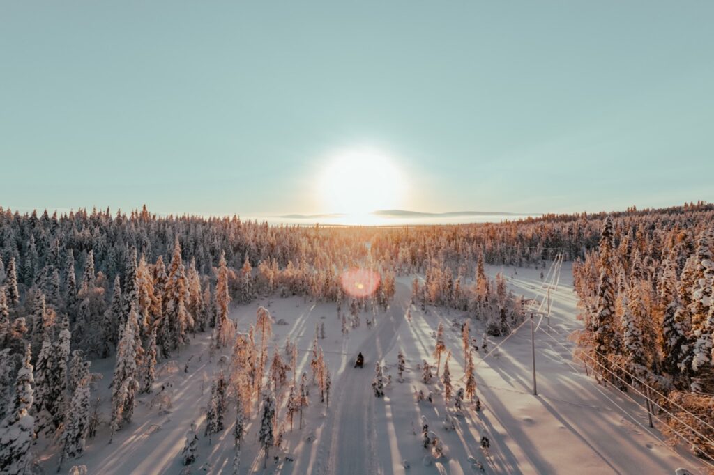 Groepsreis Lapland - sneeuwscootertocht